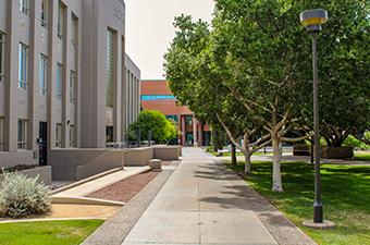 path on campus